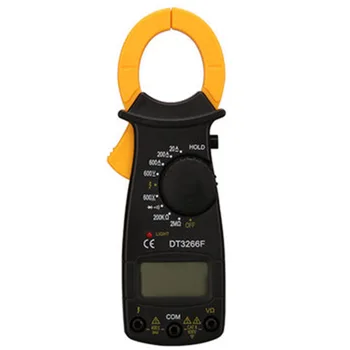  10PCS Clamp meter multimetrs,ampermeter digitālo DT-3266F DT3266F Digitālo skava skaitītājs ar skaņas signāls