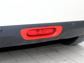  ABS Taillight Aizmugurējais Miglas Lukturis Surround Rāmja Vāks Vāciņš Melns, Mini Cooper F55 Hardtop F56 Hečbeks F57 Covertible Auto Decal