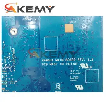  Akemy X406UAR Mātesplati Par ASUS VIVOBOOK X406U S406U S406 V406U X406UA X406U Klēpjdatoru, pamatplate (Mainboard) W/ 4G/I5-8250U CPU