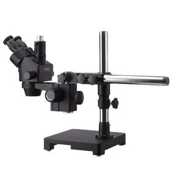  AmScope 7X-135X Black Trinokulara Stereo Tālummaiņas Mikroskopa uz Vienu Roku Boom Stand + Luminiscences Ring Light + 16MP USB3.0 Kameru