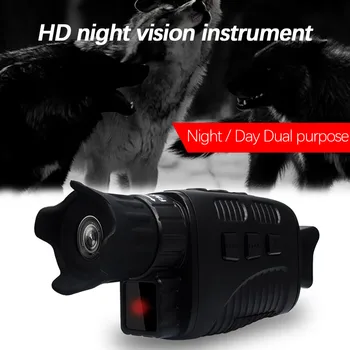  Augstas Izšķirtspējas, Infrasarkano Staru Night Vision Monokulāri Infrasarkano Nakts Redzamības Medību Digitālo Jomu, Āra Putnu Vērošana Medības