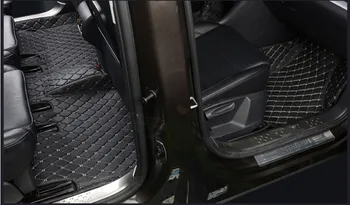  Augstas kvalitātes! Pasūtījuma speciālās automašīnas grīdas paklāji Volkswagen Sharan 7 sdvietas 2019-2011 ūdensizturīgs, izturīgs paklājus Sharan 2017