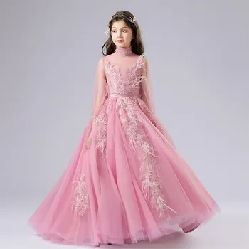  Bērniem Kleita Meitenēm vasaras Kāzu Meitene Saģērbt Princess Puse Gājienā Formālu Kleita Pusaudžu Bērniem, Kleitu Jaunā Gada kleitu, 1-12Y