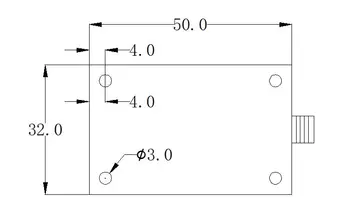  C-band ultra platjoslas VCO 4000-5000m platjoslas sprieguma vadības oscilators regulējams C-joslu signāla avots