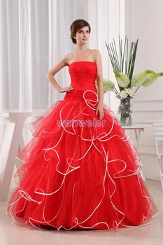  Gala elegants plus lieluma grīdas garums oficiālu sarkans maxi līgavas kleita drēbes korsešu ilgi bumbu kleita plūmju balli līgavas kleita
