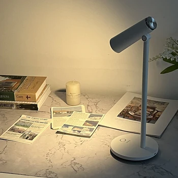  Galda Lampas LED Galda Nakts Lampas Acu Aizsardzības Pētījumu, Lasīšanas Gaismas USB Lādējamu Darbvirsmas Biroja Darba Galda Lampas