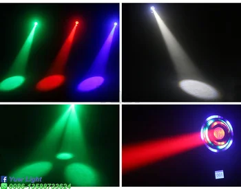 JAUNU 40W LED RGBW 4IN1 Krāsains Strobe Gaismas Kustīgās Galvas Mazgāšanas Light Party Kāzu Ziemassvētku Disko DJ Aprīkojums Apgaismojums