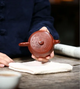  Jing Lan Ķīna Tējkanna Keramikas Tējkanna Puer Tējas Oolong Tējas Komplekts Roku Darbs