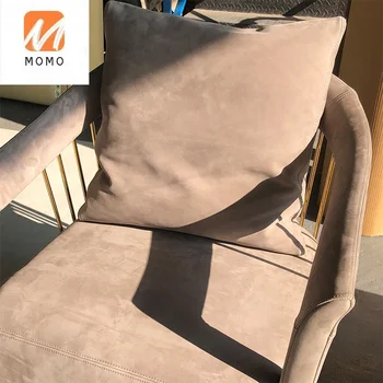  Karstā pārdošanas samta auduma krāsu dzīvojamā istaba krēsls ar stabilu koka rāmi