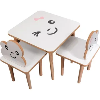  Koka Bērnu Galda krēslu Komplekts mesa escritorio mesa infantil bērniem, galds un krēsls, biroja enfant
