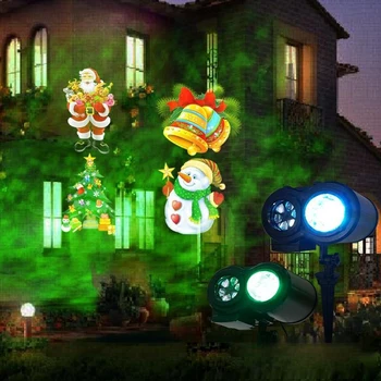 LED Projektoru Gaismas, Āra Ziemassvētku Gaismā, Ūdensnecaurlaidīgs ar Bezvadu Tālvadības pulti, Dārza Māja, Ziemassvētki, Valentīna Diena, Kāzu