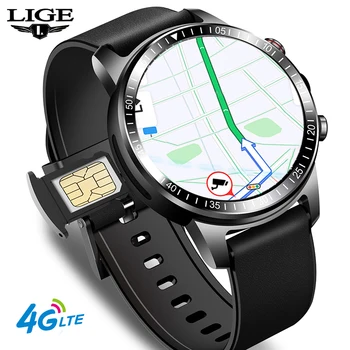  LIGE Smart Skatīties Vīrieši Veidot-GPS, WiFi 4G Ūdensizturīgs Pulksteņi Sportam Fitnesa Tracker Smart Aproce HD Ekrāns Smartwatch Sievietēm