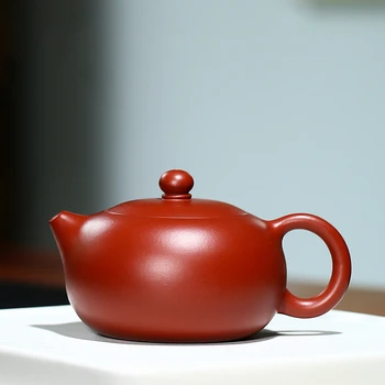  Loiesag 220ml Yixing Neapstrādātu Rūdu DaHongPao Xishi Tējkanna Violetā Māla Tējkanna Roku darbs Mājās Tējkanna Dāvanu Tējas Komplekts ZiSha Bubble Tea Pot