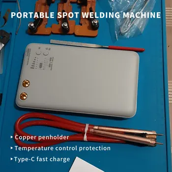  Macaron DIY Vietas Metinātājs Portatīvo Micro Spot Metinātājs Mobilā Tālruņa Akumulators Flex Nomaiņa, Remonts PEN Tool Akumulatora Vietas, Metinātājs