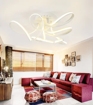  Mākslas formas LED griestu lampas mājas dzīvojamā istaba guļamistaba studiju restorāns gaismas biroja komerciālais apgaismojums Griestu gaismas 110-240V