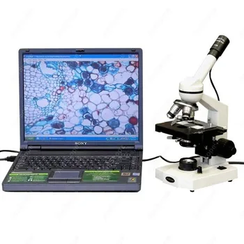  Papildu Studenta Mikroskopa--AmScope Piegādes 2000X Papildu Studenta Mikroskopa w 3D Mech Posmā + 1,3 MP USB Kameras M600B-E1