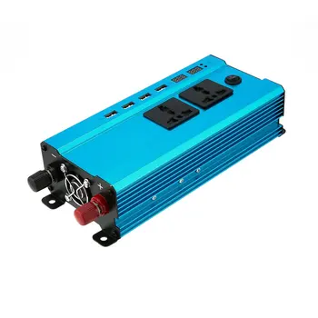  Profesionālās 4000W Power Inverter DC to AC Mājas Ventilators Dzesēšanas Auto Pārveidotājs Sadzīves Tehnika 4 USB Strāvas Porti