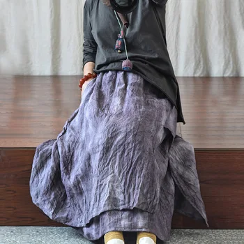  Rudens Literatūras Cēloņu Svārki Sievietēm Harajuku Augsta Vidukļa Elastīgās Gothic Japāņu Stila Rāmijas Dubultā Slāņa Viduslaiku Šūpoles Svārki