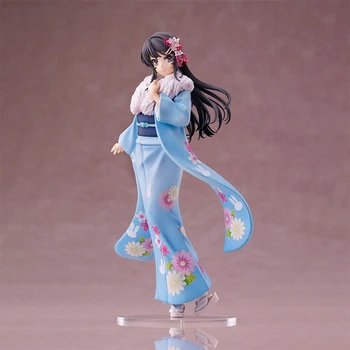  Sakurajima Veļa Kimono Japānas Anime Attēls Modelis Rotaļlieta Ar Rokām Darināti Rotājumi Modelis Rotājumi Anime, Rotaļlietas, Dāvanas Kolekciju Modelis Rotaļlietas