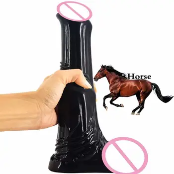  Super Lielo Zirgu Dildo reālistiskā Milzīgu Dzīvnieku Penis, Dildo Zirgu Dildo Sievietes Maksts Masāžu Masturbator Pieaugušo Seksa Rotaļlietas Sieviete