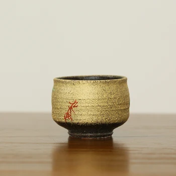  Un rudens deviņi valley ierakstīt ar roku apgleznotus importētas no Japānas, rupju keramikas meistars stikla parauga tējas tase stikla krūzes