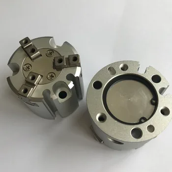  Urbuma diametrs 50mm MHS3 sērija dubultā rīcības Trīs pirkstu pneimatisko cilindru gaisa gripper