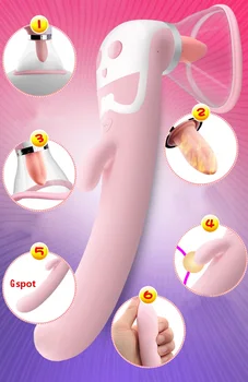  Vibrējošais Nepieredzējis Reāli Mēles ar Sildīšanas Funkciju krūšu galu zīdējs Massager Klitora Stimulators seksa rotaļlietas G spot Vibrators