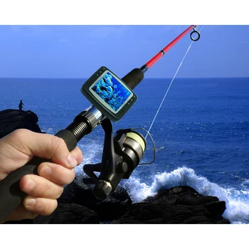  Vizuālā Fish Finder Zemūdens Video Kamera 600 TV Līnijas 3.5 Collu LCD Monitors, 15M Kabelis