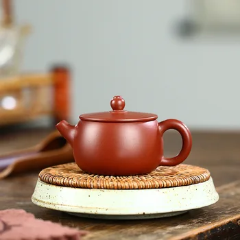  Yixing Violetā Māla Tējkanna Sākotnējā Raktuves Dahongpao Yufu Lielu Muti Pot Kung Fu Tējas Komplekts Tējkanna Tilpums 100 ml