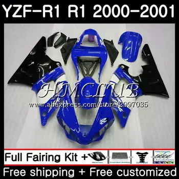  Ķermeņa YAMAHA ZF 1000 YZF-1000 YZF R1 2000 2001 Rāmis 19HC.8 YZF-R1 YZF R 1 00 01 YZF1000 Rūpnīcas zilā YZFR1 00 01 Pārsegi