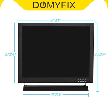  15 collu rūpniecības HD LCD ekrāna, HDMI/VGA auto ekrāns 1024 x 768
