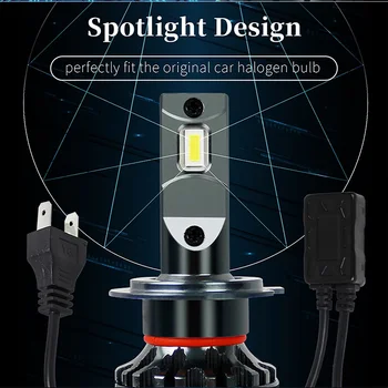  Auto Lampas Lada Vesta LED priekšējie Lukturi priekšējo Lukturu Spuldzes 12V 10000 Lūmeni Canbus Apgaismes Lampas, Priekšējo lukturu Piederumi Daļām