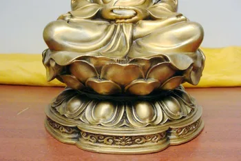  Bi003170 ĶĪNAS budas bronzas statuja Amitabha