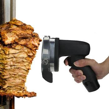  Elektriskā Shawarma Cepta Gaļa Kuteris Tirdzniecības Rokas Kebabs Nazis Doner Nazis BBQ Beaf Griešanas Mašīna 110V-240V