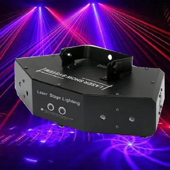  Lāzera dīdžeji mājas puse lāzera disco ktv bārs dmx lāzera projektors, skaņas aktīvo lāzera sistēmu puse gaismas
