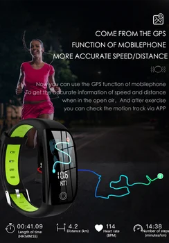  Mixdaa krāsains pilna touch screen Smart Skatīties Sirdsdarbības Ātrums, asinsspiediens, Fitnesa Tracker IP68 Ūdensnecaurlaidīga SmartWatch Android vai ios