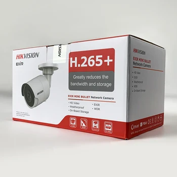  Sākotnējā aizjūras versija Hikvision DS-2CD2083G0-es 8MP IP67 POE IS CCTV 4K Āra WDR Fiksētu Lodi, Tīkla Kameras