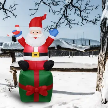  Ziemassvētku Piepūšamās Dekorēšanai Ziemassvētku Inflatables, Santa Claus Ar LED Gaismas Ziemassvētku Inflatables, Rotājumi Uzspridzināt Sa