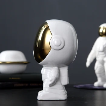  Ziemeļeiropā Oriģinalitāti Mūsdienu Astronauts Ins Dzīvojamās Istabas Rotājumu Zelta Gaisma Grezns Astronautu Tērpu-kleitu Veikalu Desktop